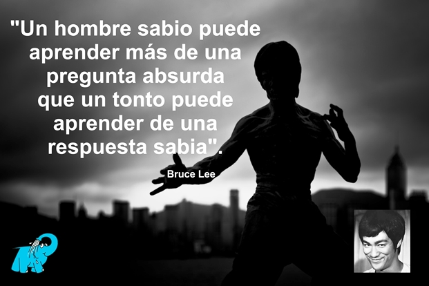 Un hombre sabio puede aprender más de una pregunta absurda que un tonto puede aprender de una respuesta sabia.